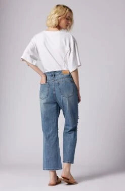 Joie Evie Relaxed Cropped Jean -Joie Shop N0055D13200 SLVW 2