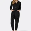Joie Leray Cotton Jumpsuit 2 Joie Leray Cotton Jumpsuit -Joie Shop O0956F09195 CAV 1