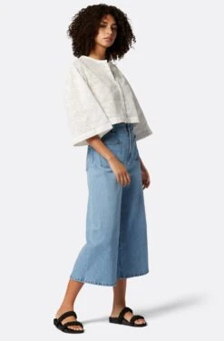 Joie Persephone Short Sleeve Cotton Top -Joie Shop T0048F9309 PRCL 3