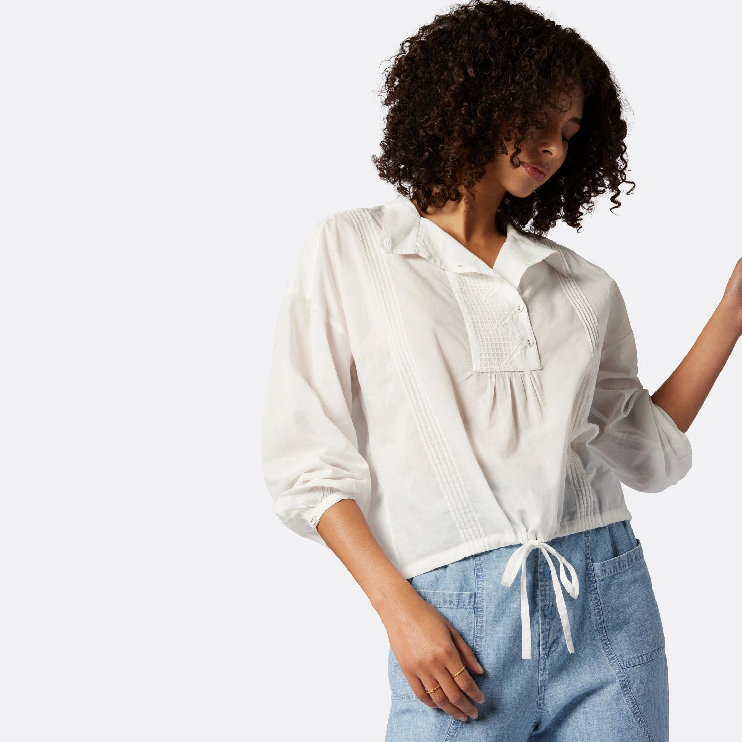 Joie Bronte Long Sleeve Cotton Top 7 Joie Bronte Long Sleeve Cotton Top - Image 5