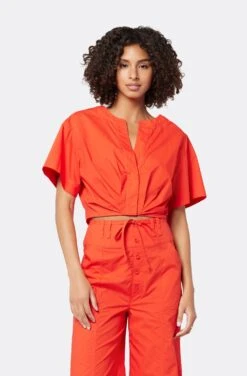 Joie Iris Short Sleeve Cotton Top