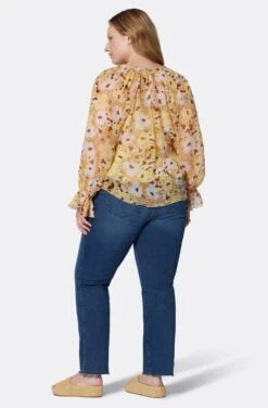 Joie Brigitta Long Sleeve Silk Top -Joie Shop T0056X9368 AGLM 5