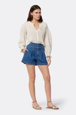 Joie Harlow Long Sleeve Cotton Top -Joie Shop T0060A9365 PRCM 3