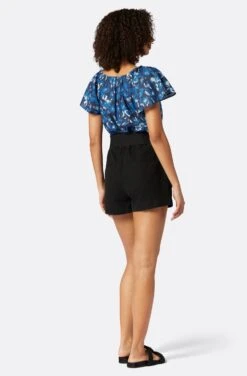 Joie Katya Short Sleeve Cotton Top -Joie Shop T0064A9370 NVBM 2