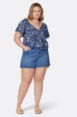 Joie Katya Short Sleeve Cotton Top -Joie Shop T0064X9370 NVBM 1