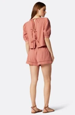 Joie Moira Short Sleeve Cotton Top -Joie Shop T0083F9330 CYR 2