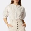 Joie Amilee Short Sleeve Cotton Top -Joie Shop T0086F9327 PRCL 4