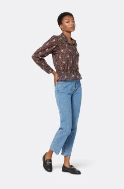 Joie Willow Long Sleeve Cotton Top -Joie Shop T0108A09305 CTTM 3