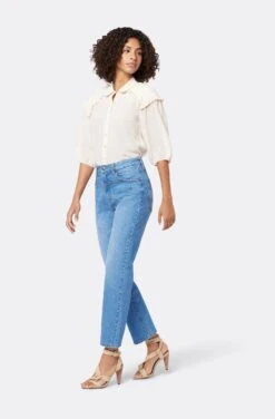 Joie Austin Short Sleeve Silk Top -Joie Shop T0109F7881S PKTN 4