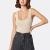 Joie Miley Sleeveless Cotton Top -Joie Shop T0111F09339 OAT 2