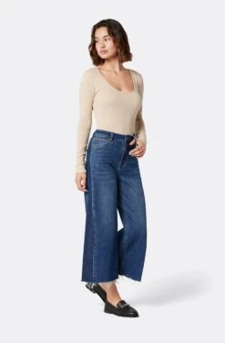 Joie Robbie Long Sleeve Cotton Top -Joie Shop T0118F09339 OAT 4