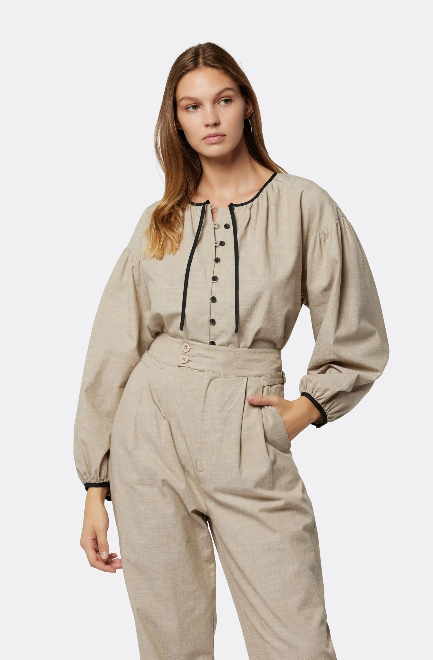 Joie Hazel Long Sleeve Cotton Top 3 Joie Hazel Long Sleeve Cotton Top