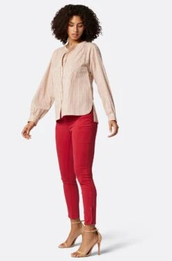 Joie Amie Long Sleeve Cotton Top -Joie Shop T0122BA9392 PRCM 3