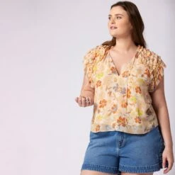 Joie Tezza Short Sleeve Silk Top 17 Joie Tezza Short Sleeve Silk Top -Joie Shop T0130X0007 ABFM 4 DPA