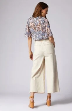 Joie Mikayla Short Sleeve Silk Top -Joie Shop T0139A0010 EMRM 2