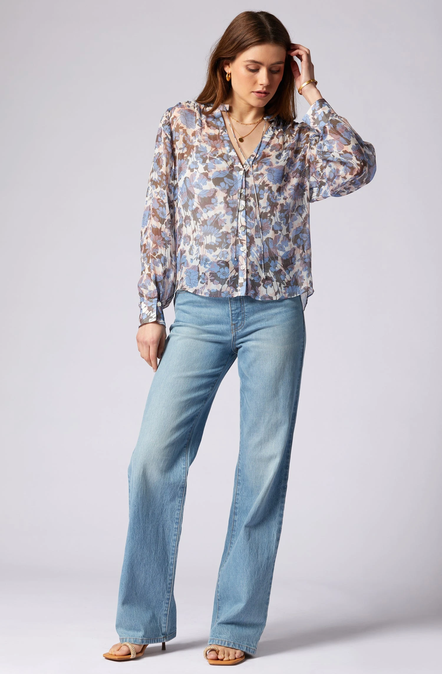 Joie Naomi Long Sleeve Silk Top 4 Joie Naomi Long Sleeve Silk Top - Image 2