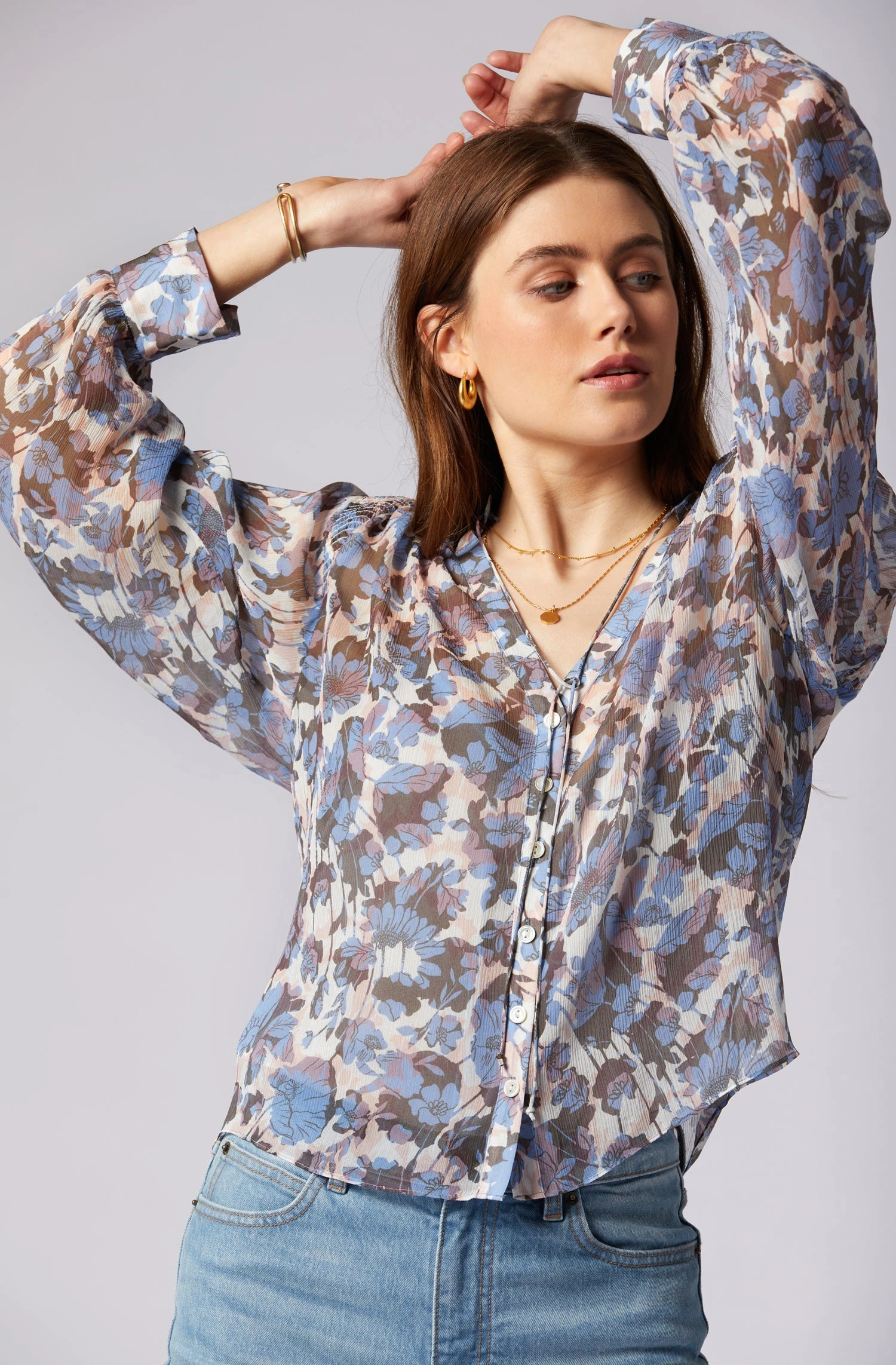 Joie Naomi Long Sleeve Silk Top 3 Joie Naomi Long Sleeve Silk Top