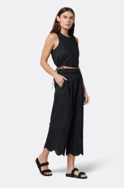 Joie Tess Sleeveless Cotton Top -Joie Shop T0171F2536 CAV 3