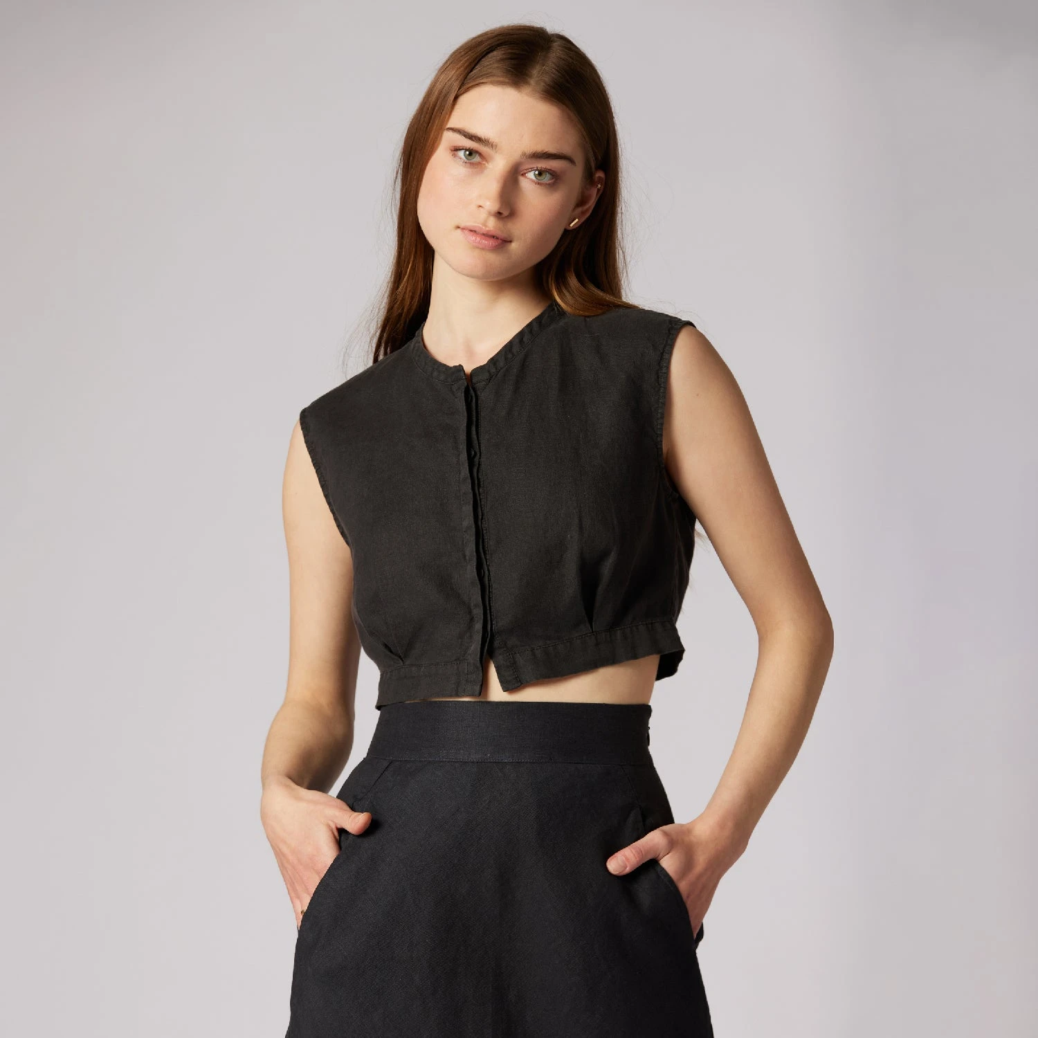 Joie Marci Sleeveless Linen Top 7 Joie Marci Sleeveless Linen Top - Image 5