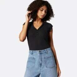 Joie Pam Short Sleeve Cotton Top 11 Joie Pam Short Sleeve Cotton Top -Joie Shop T0179F9314 CAV 4 DPA