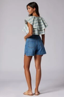 Joie Lennon Short Sleeve Cotton Top -Joie Shop T0182A0008 CDLM 2