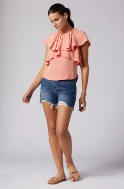 Joie Lennon Short Sleeve Top 13 Joie Lennon Short Sleeve Top -Joie Shop T0182F7881 CHAZ 1