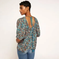 Joie Jayme Short Sleeve Top -Joie Shop T0187A0054 FJBM 4 DPA