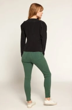 Joie Leigh Long Sleeve Silk Top -Joie Shop T0197F7881 CAV 2