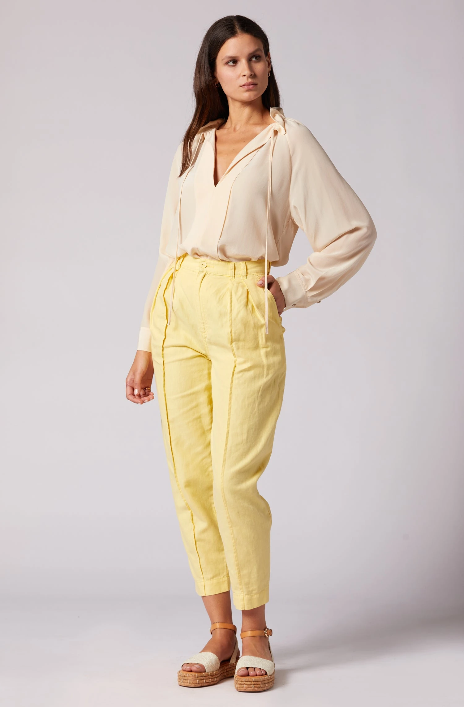 Joie Daisy Long Sleeve Silk Top 4 Joie Daisy Long Sleeve Silk Top - Image 2