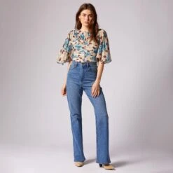 Joie Foster Short Sleeve Silk Top -Joie Shop T0301A0053 TFTM 1 DPA