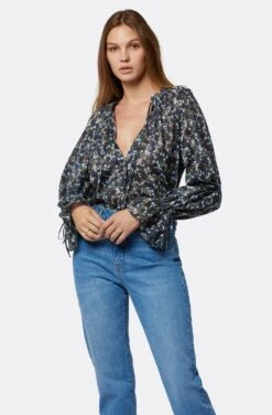 Joie Cecarina Long Sleeve Cotton Top