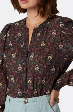 Joie Eldridge Long Sleeve Cotton Top -Joie Shop T5163A09305 CTTM 6