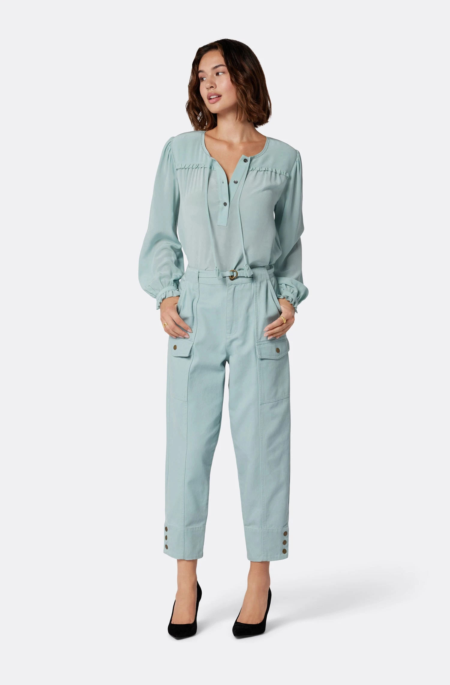 Joie Yerba Long Sleeve Silk Top 4 Joie Yerba Long Sleeve Silk Top - Image 2