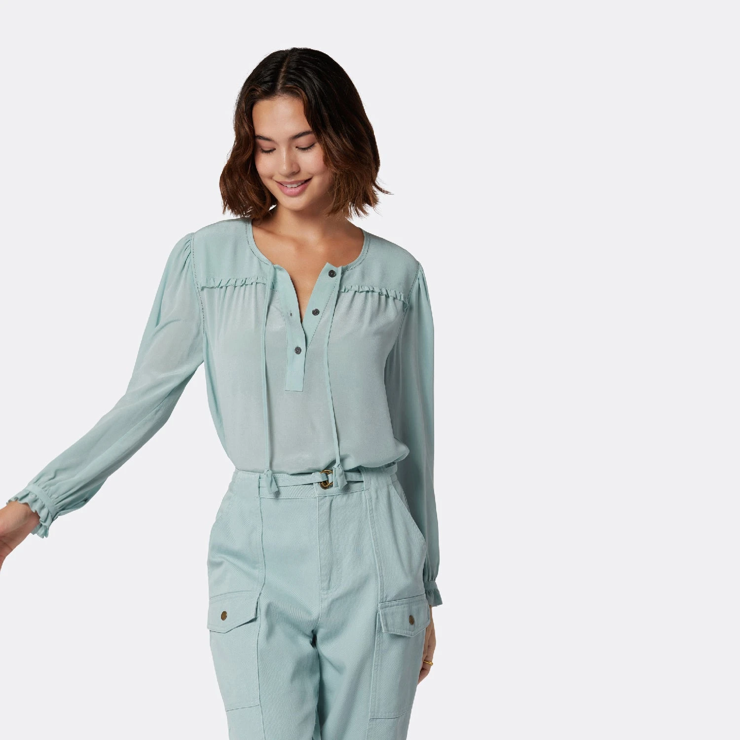 Joie Yerba Long Sleeve Silk Top 9 Joie Yerba Long Sleeve Silk Top - Image 7