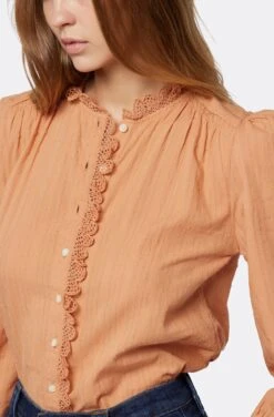 Joie Alain Long Sleeve Cotton Top 11 Joie Alain Long Sleeve Cotton Top -Joie Shop T5343A09308 STOR 6