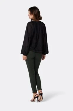 Joie Ogdine Long Sleeve Cotton Top -Joie Shop TP050558903 CAV 5