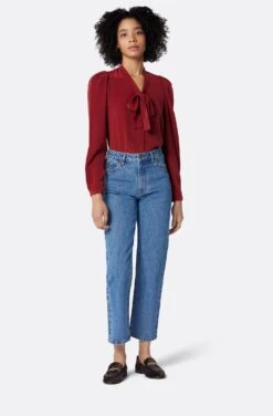 Joie Eldridge Tie Neck Silk Top -Joie Shop TP05163B7881 SUDT 1