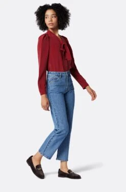 Joie Eldridge Tie Neck Silk Top -Joie Shop TP05163B7881 SUDT 4