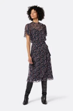 Joie Madison Short Sleeve Silk Top -Joie Shop TP051649127 CAVM 1