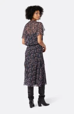 Joie Madison Short Sleeve Silk Top -Joie Shop TP051649127 CAVM 5