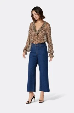 Joie Veron Long Sleeve Silk Top -Joie Shop TP053669137 BSNM 3