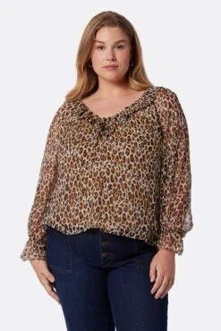 Joie Veron Long Sleeve Silk Top -Joie Shop TP05366I9137 BSNM 2