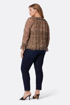 Joie Veron Long Sleeve Silk Top -Joie Shop TP05366I9137 BSNM 5