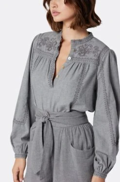 Joie Anoual Long Sleeve Top -Joie Shop TP053689193 HGY 6