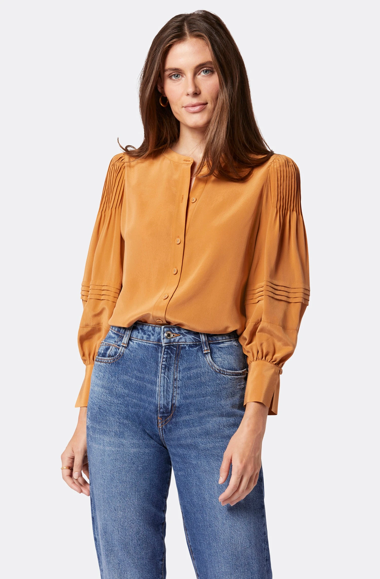 Joie Ivry Long Sleeve Silk Top 3 Joie Ivry Long Sleeve Silk Top