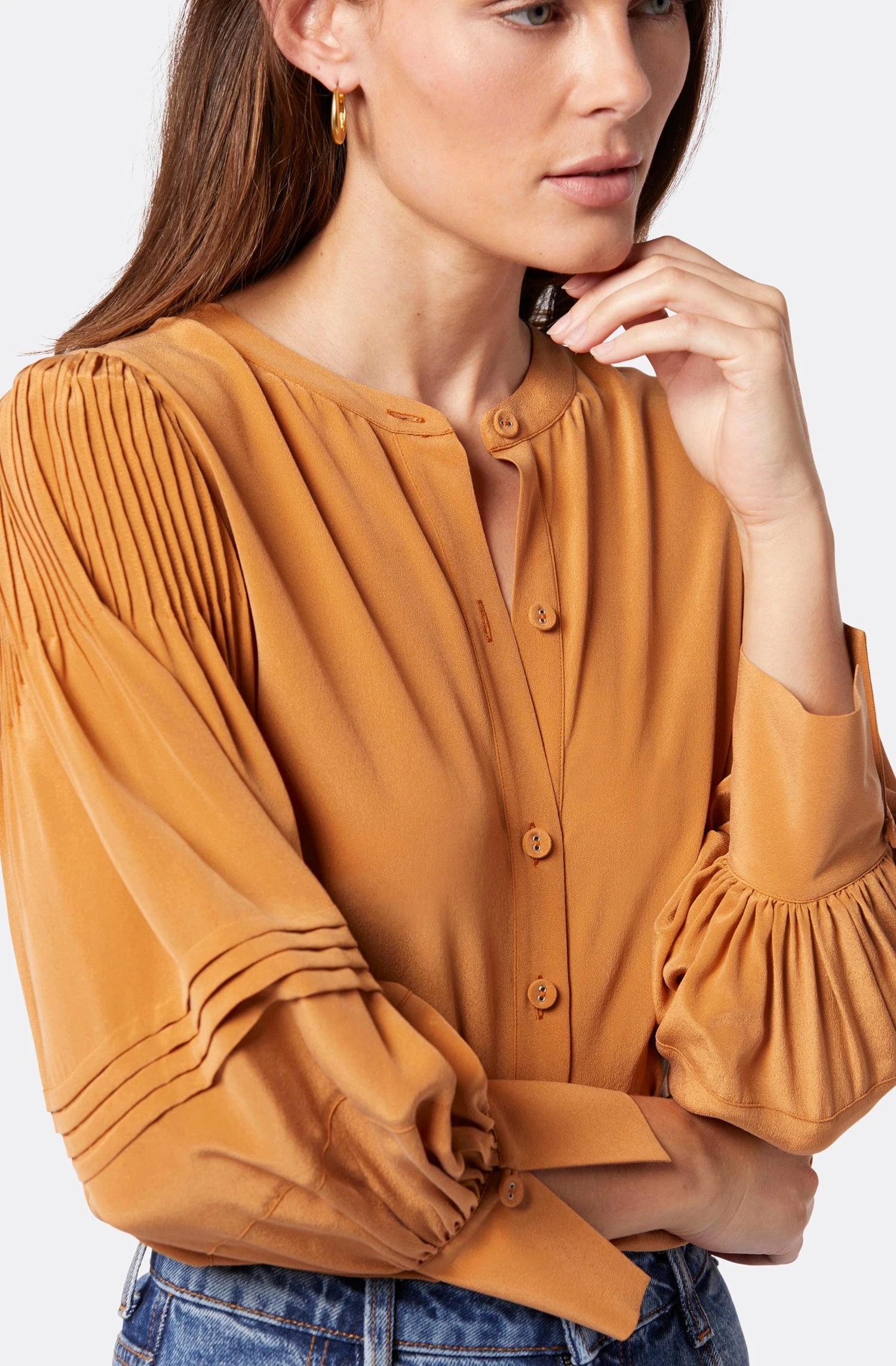 Joie Ivry Long Sleeve Silk Top 9 Joie Ivry Long Sleeve Silk Top - Image 7