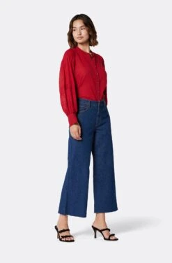 Joie Ivry Long Sleeve Cotton Top -Joie Shop TP053699134 TPLP 4