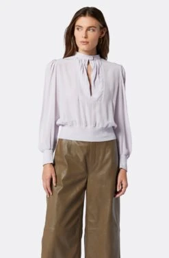 Joie Lyanes Long Sleeve Silk Top